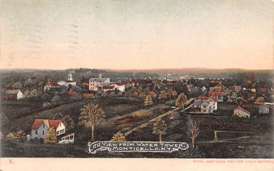 View from Water Tower Monticello, New York Postcard