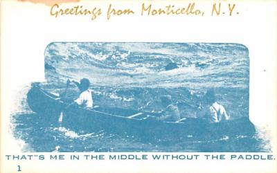 Greetings from Monticello, New York Postcard