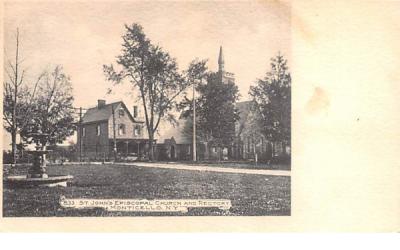 St John's Episcopal Church Monticello, New York Postcard