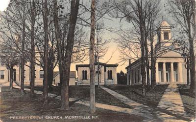 Presbyterian Church Monticello, New York Postcard