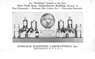 Synfleur Scientific Laboratories Inc Monticello, New York Postcard