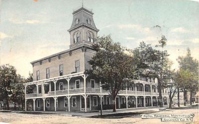 Hotel Rockwell Monticello, New York Postcard