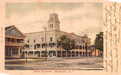 Hotel Rockwell Monticello, New York Postcard