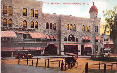 The Howard House Malone, New York Postcard