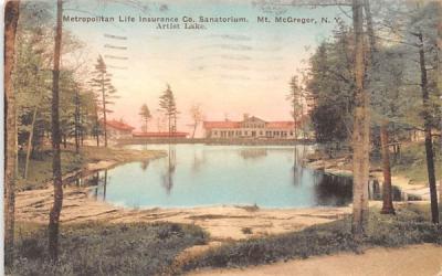 Metropolitan Life Insurance CO Sanatorium Mount McGregor, New York Postcard