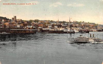 Hudson River Newburgh, New York Postcard