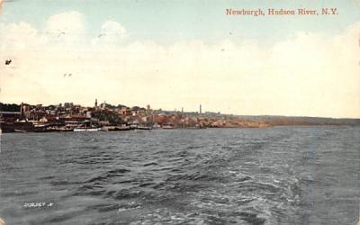 Hudson River Newburgh, New York Postcard