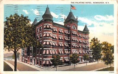 Palatine Hotel Newburgh, New York Postcard