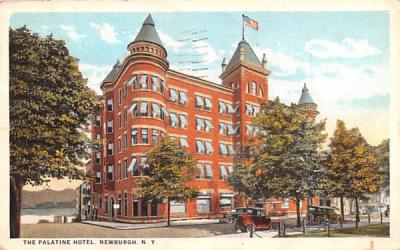 Palatine Hotel Newburgh, New York Postcard