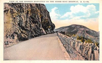 Storm King Highway Newburgh, New York Postcard