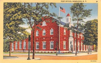 Post Office Newburgh, New York Postcard