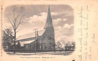 First Presbyterian Church Newburgh, New York Postcard