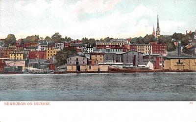 Hudson River Newburgh, New York Postcard