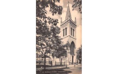 St Patrick's Church Newburgh, New York Postcard