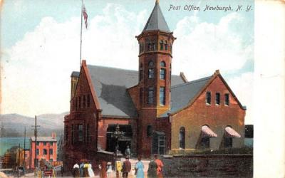 Post Office Newburgh, New York Postcard