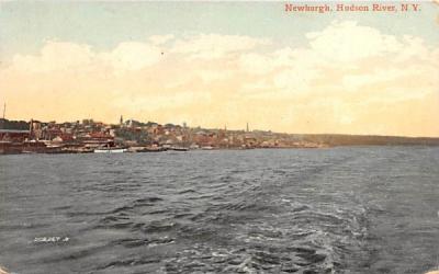 Hudson River Newburgh, New York Postcard