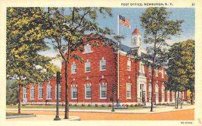 Post Office Newburgh, New York Postcard