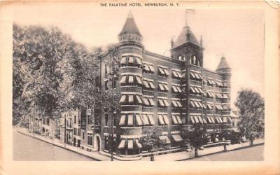 Palatine Hotel Newburgh, New York Postcard