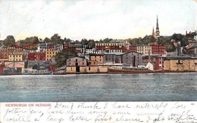 Hudson River Newburgh, New York Postcard