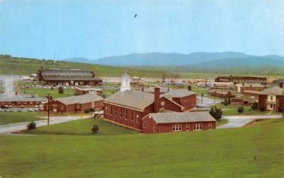 Chapel & View of Stewart AFB Newburgh, New York Postcard