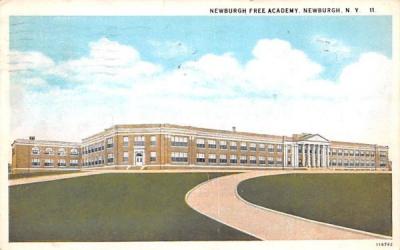 Newburgh Free Acadmey New York Postcard