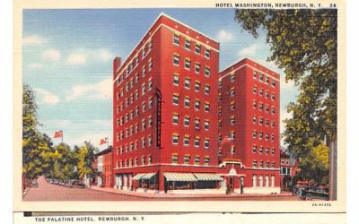 Hotel Washington Newburgh, New York Postcard