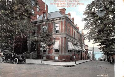 Newburgh City Club New York Postcard