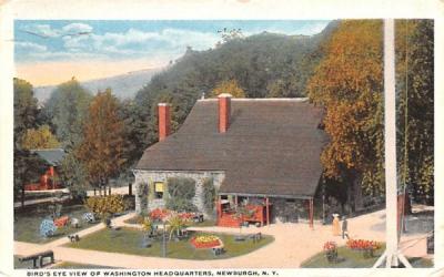 Birds Eye View Newburgh, New York Postcard