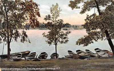 Orange Lake from Park Newburgh, New York Postcard