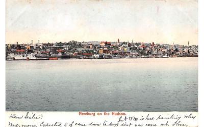 Newburgh on the Hudson New York Postcard