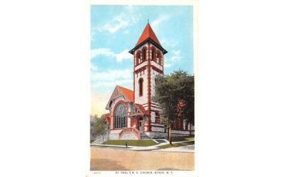 St Paul's ME Church Nyack, New York Postcard