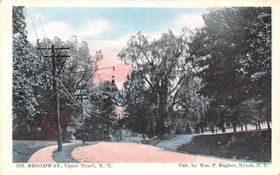 No Broadway Nyack, New York Postcard