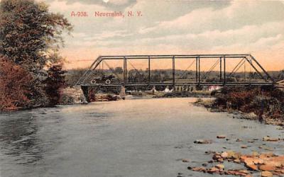 Bridge Neversink, New York Postcard