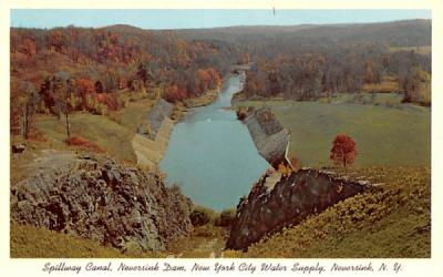 Spillway Canal Neversink, New York Postcard