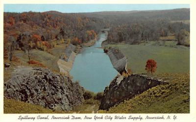 Spillway Canal Neversink, New York Postcard