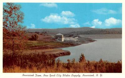 Neversink Dam New York Postcard