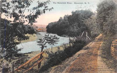 The Neversink River New York Postcard