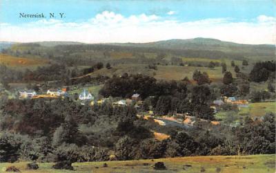 Bird's Eye View Neversink, New York Postcard