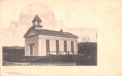 ME Church Neversink, New York Postcard