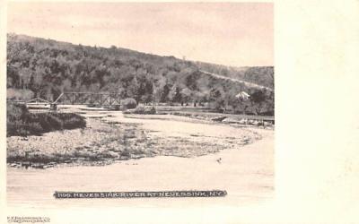 Neversink River New York Postcard