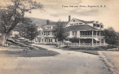 Yama Inn and Drive Napanoch, New York Postcard