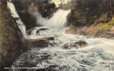 Honk Falls and Rapids Napanoch, New York Postcard