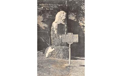 Monument to Twelve Original Patentees New Paltz, New York Postcard