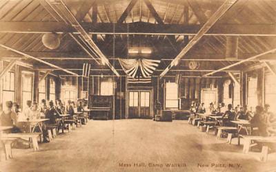 Mess Hall Camp Wallkill New Paltz, New York Postcard