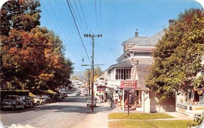 Main Street North Creek, New York Postcard