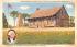 Revolutionary Officrs' Hut at Temple Hill Newburgh, New York Postcard