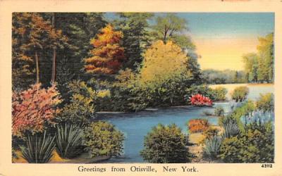 Greetings Otisville, New York Postcard