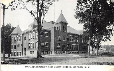 Oxford Academy & Union School New York Postcard