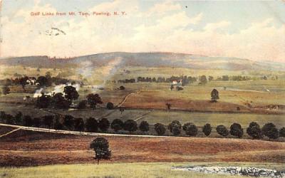 Golf Links from MT Tom Pawling, New York Postcard