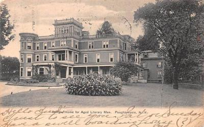 Pringle Home for Aged Literary Men Poughkeepsie, New York Postcard